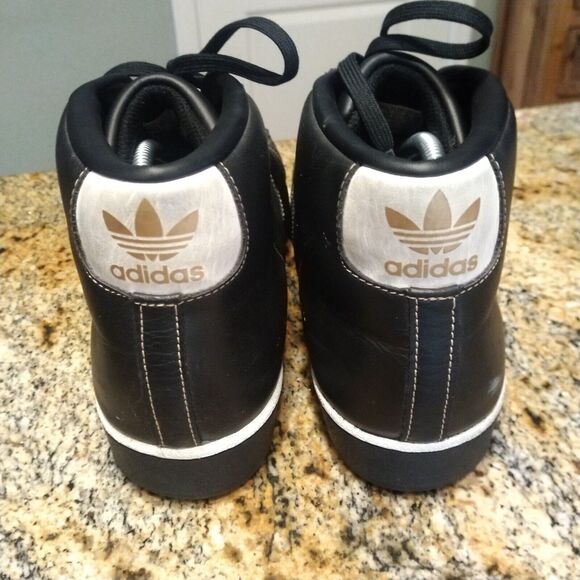 Rare Adidas Pro Model Black Tactile Gold Basketball Shoe BY4173 Men\'s US 12.5